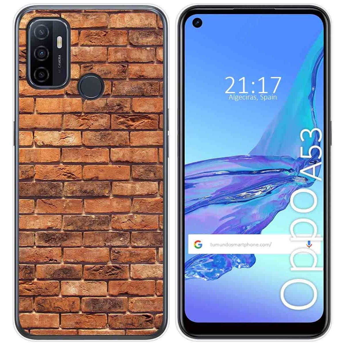 Funda Gel Tpu para Oppo A53 / A53s diseño Ladrillo 04 Dibujos