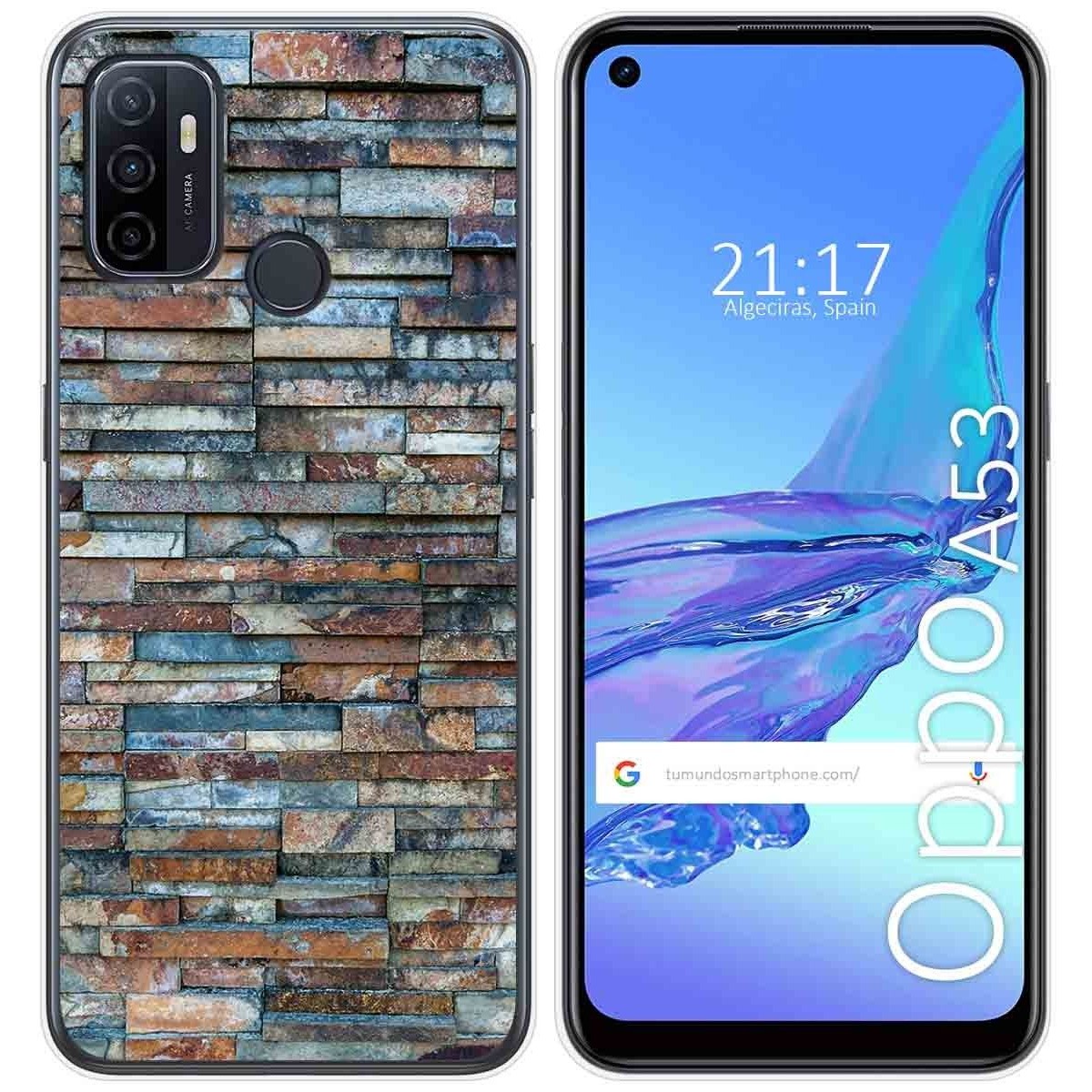 Funda Gel Tpu para Oppo A53 / A53s diseño Ladrillo 05 Dibujos