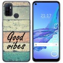 Funda Gel Tpu para Oppo A53 / A53s diseño Madera 01 Dibujos
