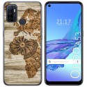 Funda Gel Tpu para Oppo A53 / A53s diseño Madera 07 Dibujos