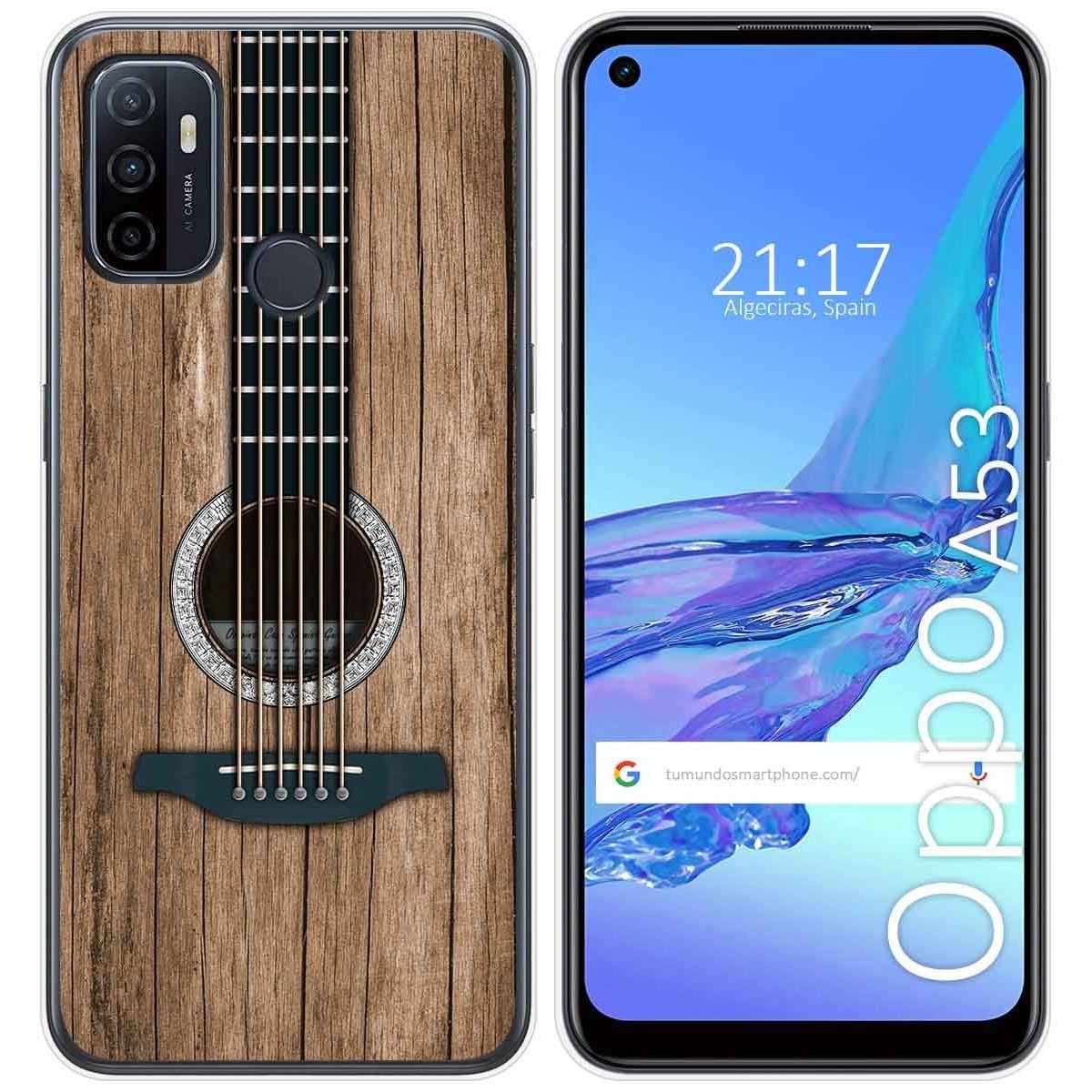 Funda Gel Tpu para Oppo A53 / A53s diseño Madera 11 Dibujos
