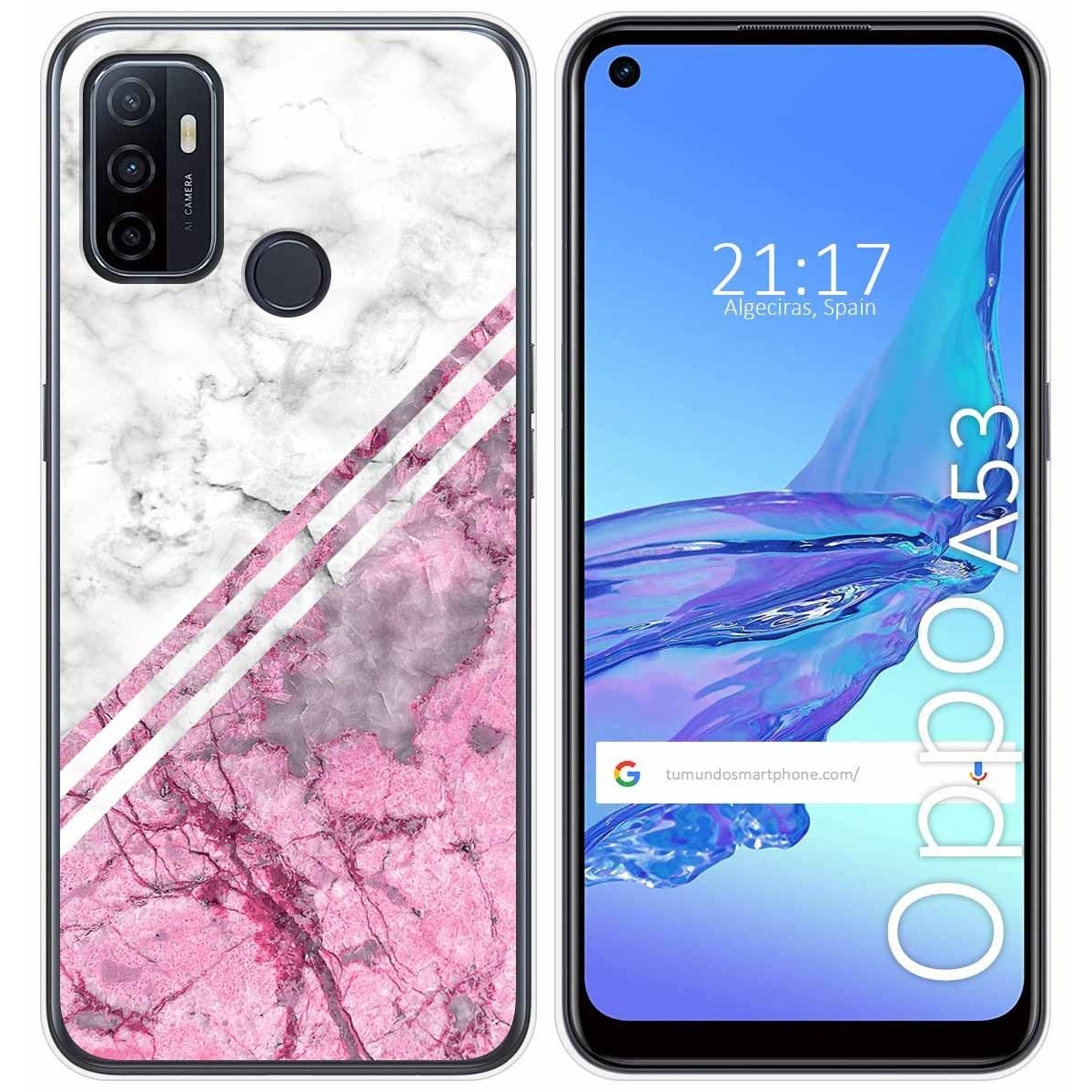 Funda Gel Tpu para Oppo A53 / A53s diseño Mármol 03 Dibujos