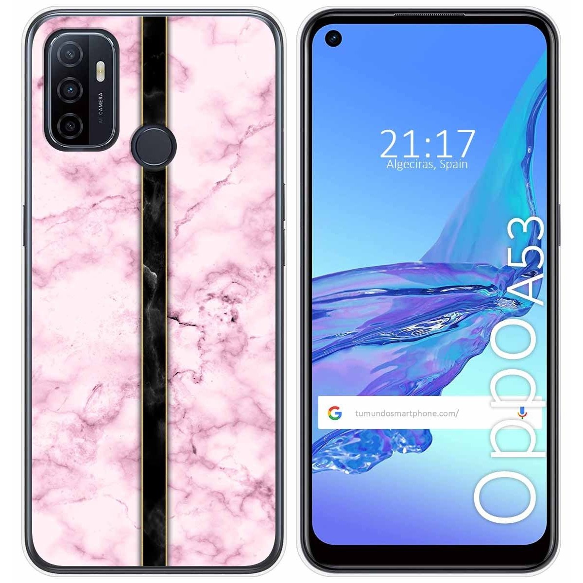 Funda Gel Tpu para Oppo A53 / A53s diseño Mármol 04 Dibujos