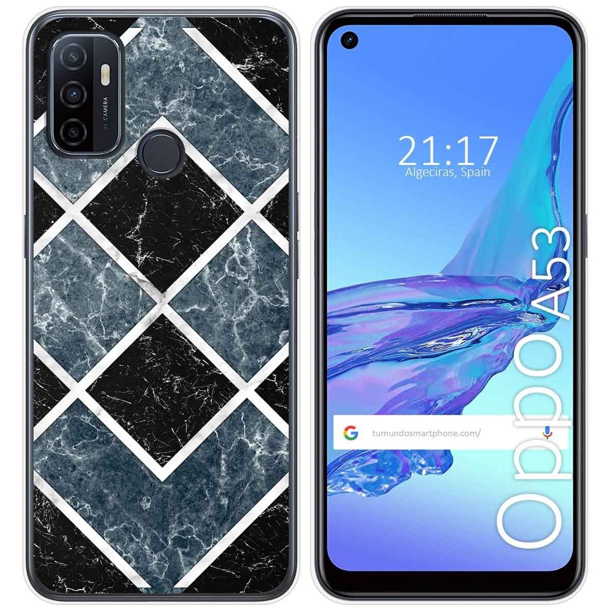 Funda Gel Tpu para Oppo A53 / A53s diseño Mármol 06 Dibujos