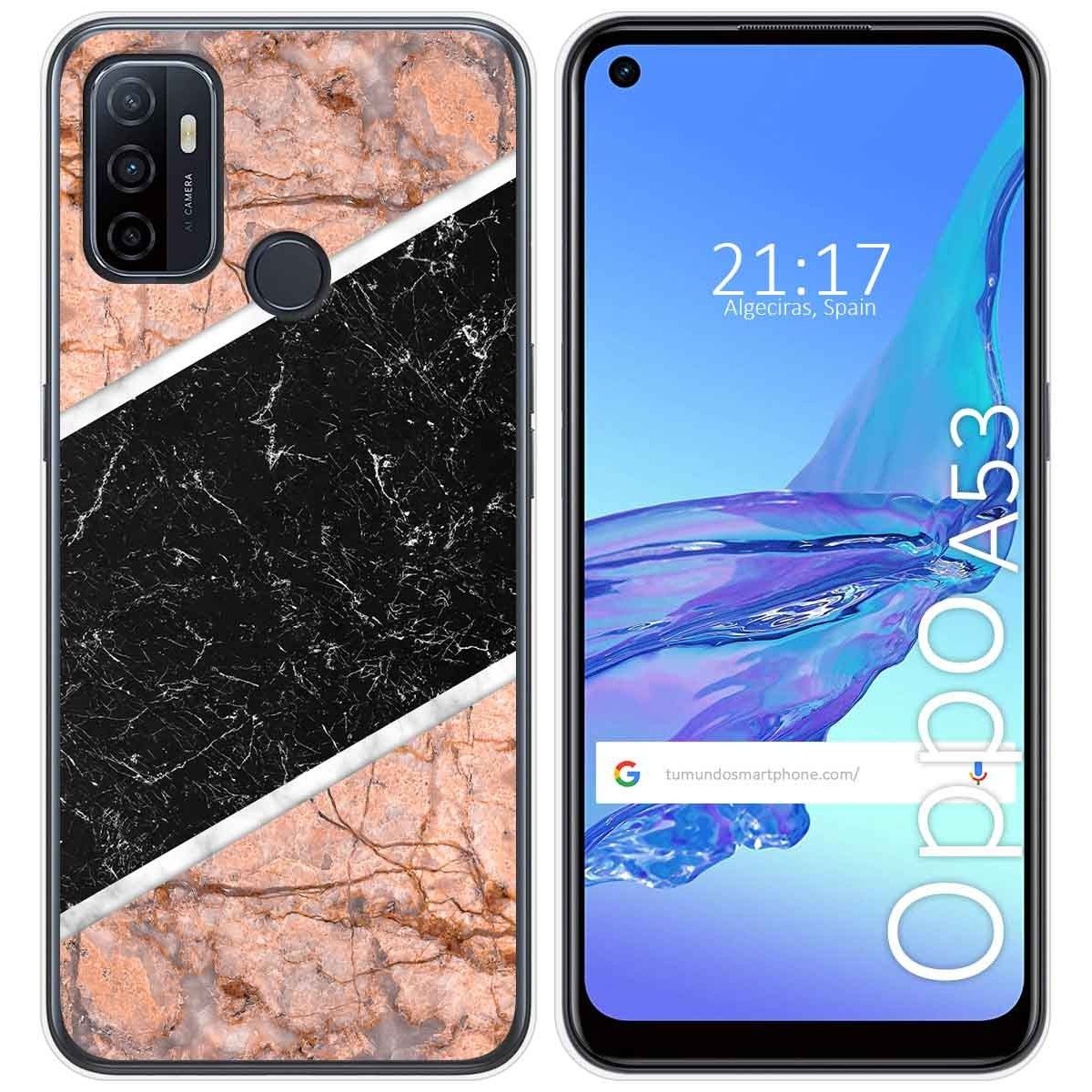 Funda Gel Tpu para Oppo A53 / A53s diseño Mármol 07 Dibujos