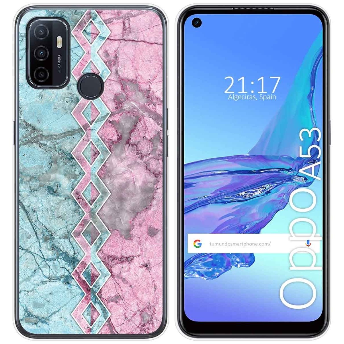 Funda Gel Tpu para Oppo A53 / A53s diseño Mármol 08 Dibujos