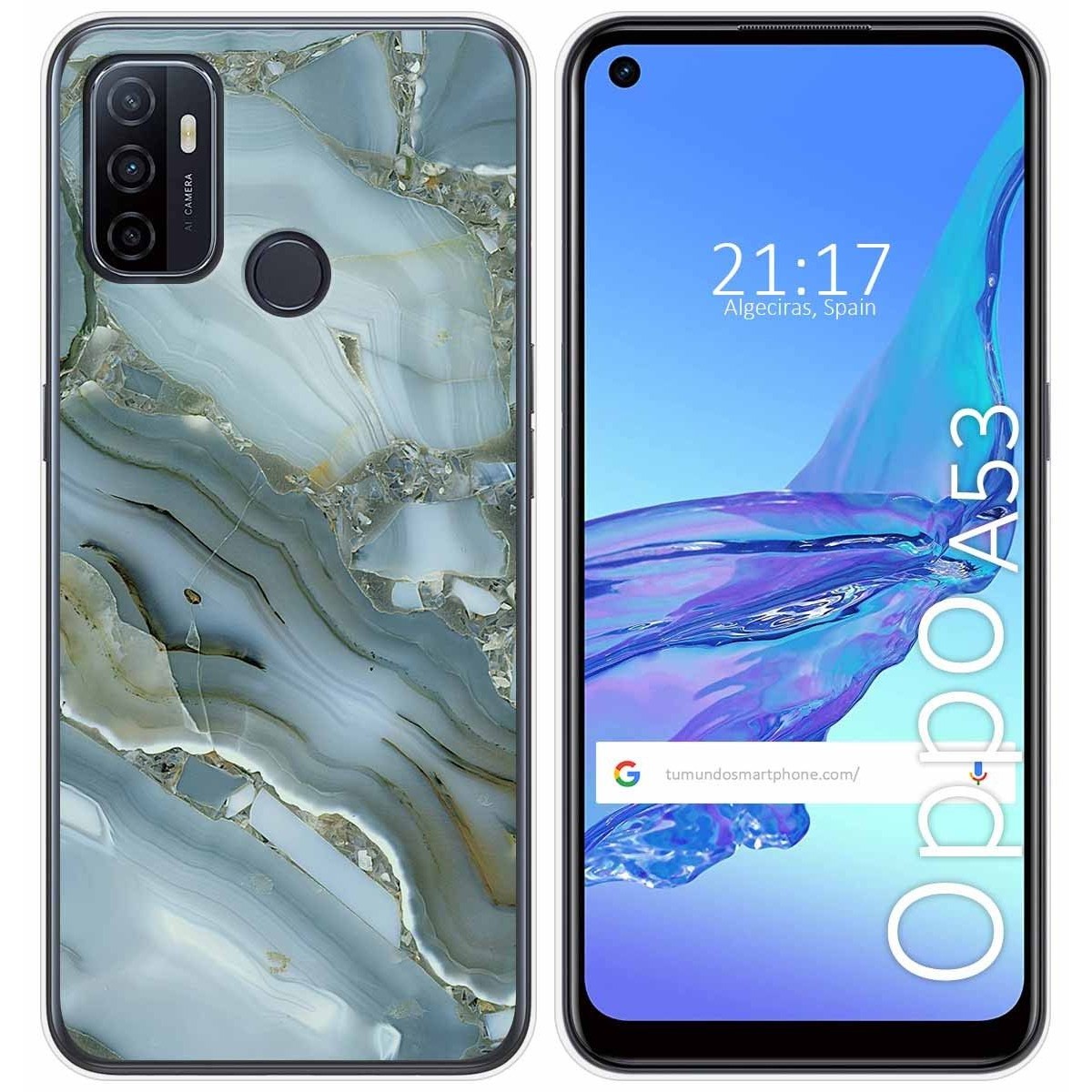 Funda Gel Tpu para Oppo A53 / A53s diseño Mármol 09 Dibujos