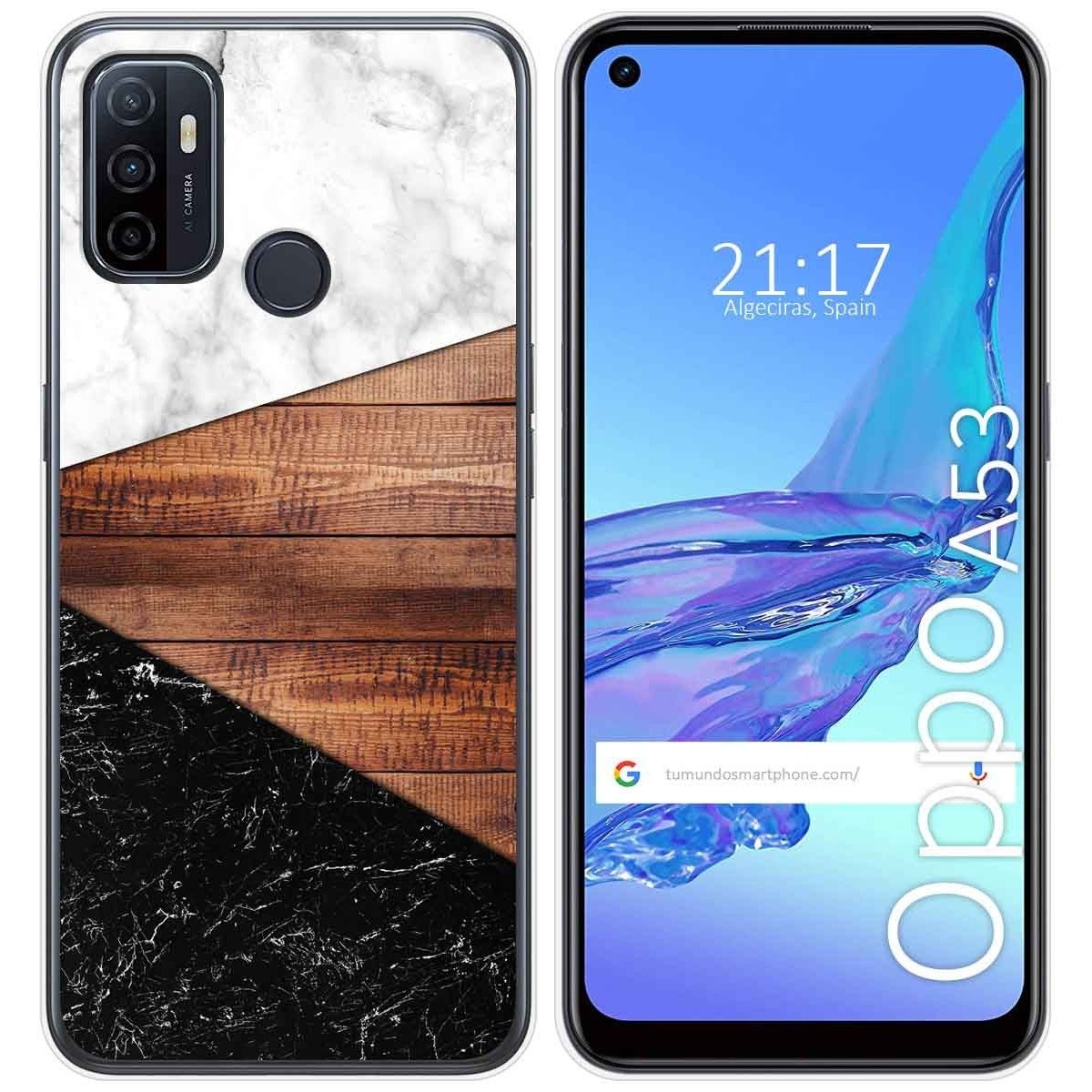 Funda Gel Tpu para Oppo A53 / A53s diseño Mármol 11 Dibujos