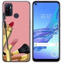 Funda Gel Tpu para Oppo A53 / A53s diseño Brochas Dibujos