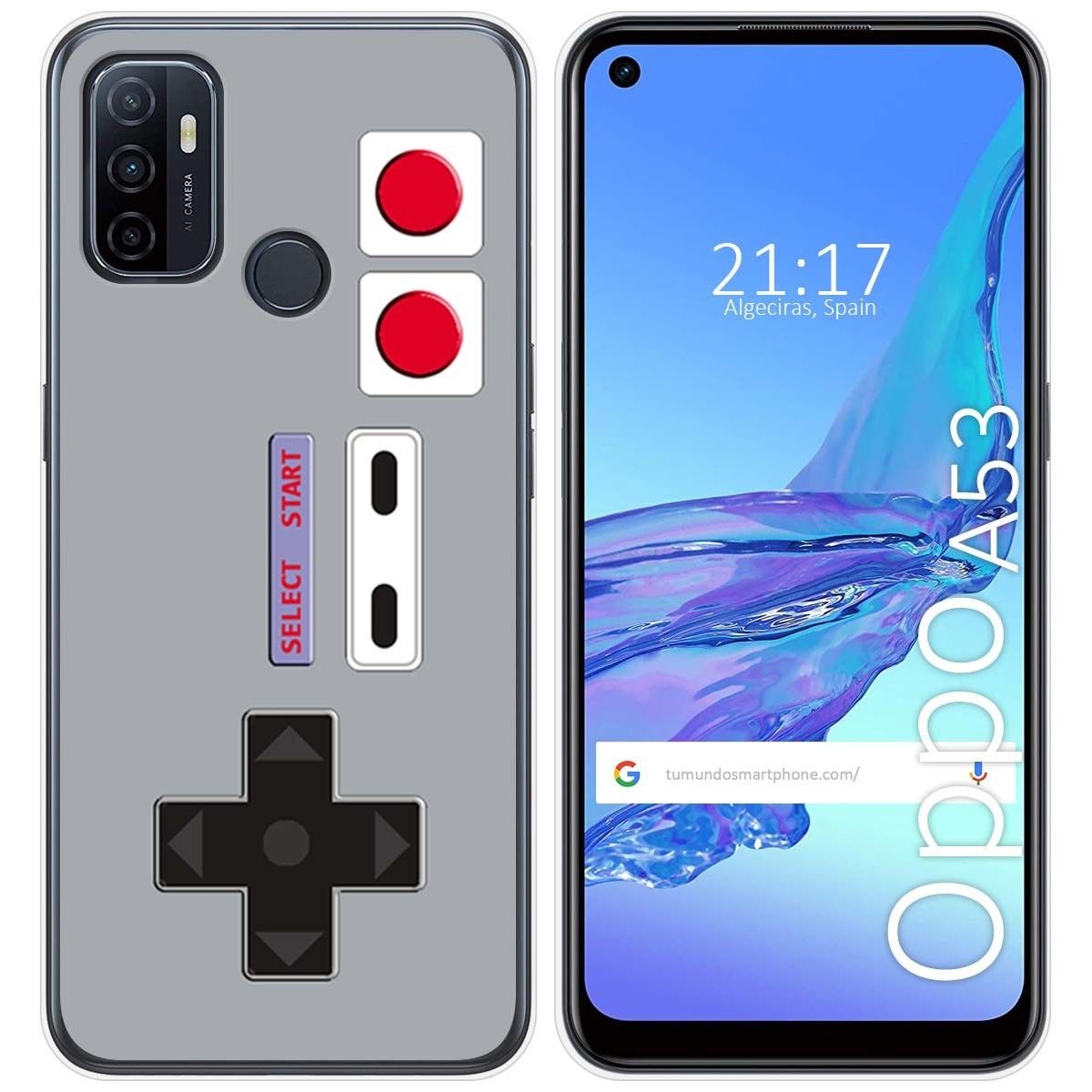 Funda Gel Tpu para Oppo A53 / A53s diseño Consola Dibujos