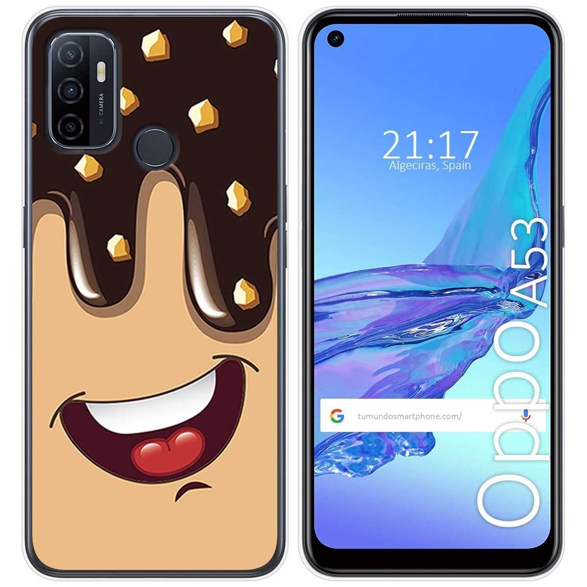 Funda Gel Tpu para Oppo A53 / A53s diseño Helado Chocolate Dibujos