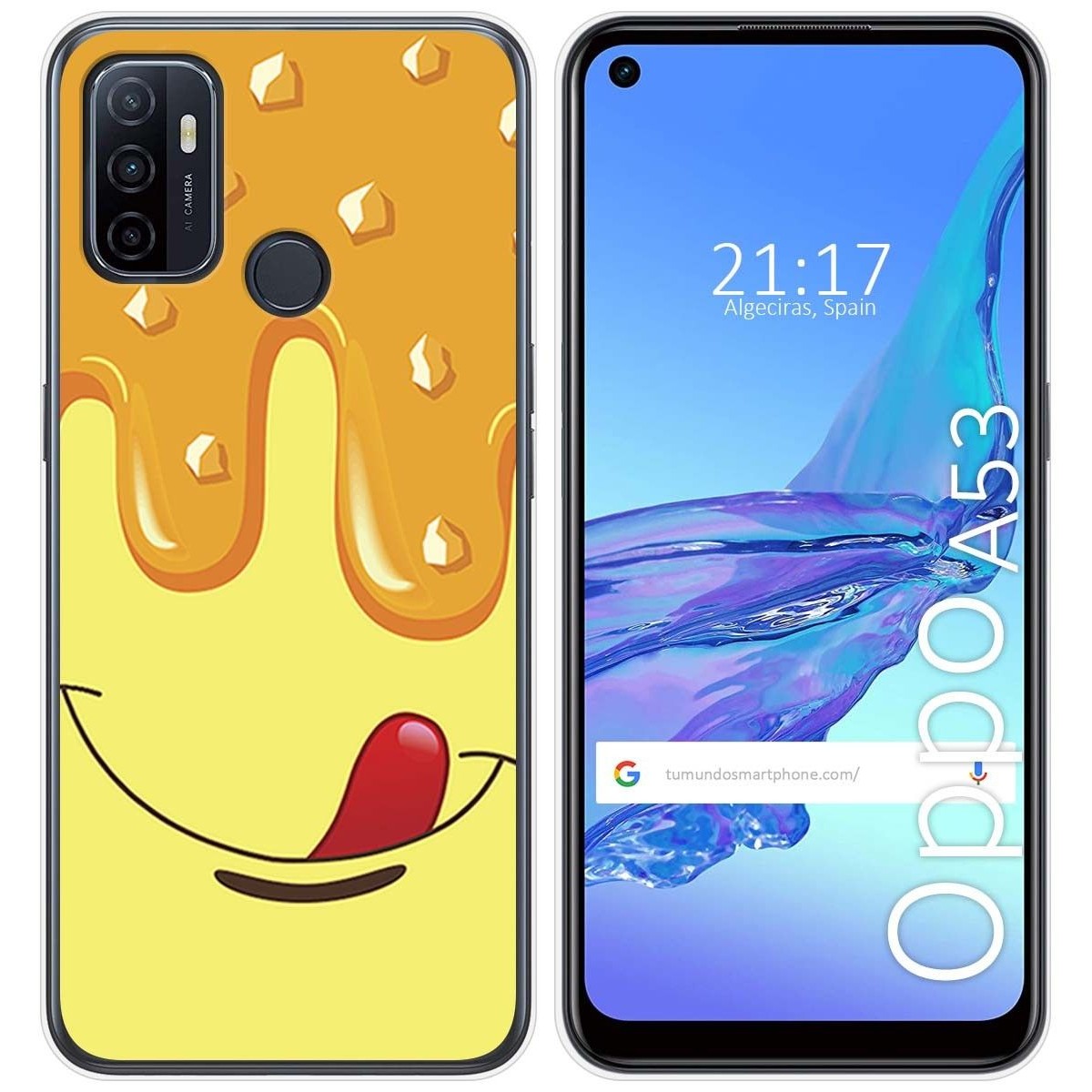 Funda Gel Tpu para Oppo A53 / A53s diseño Helado Vainilla Dibujos
