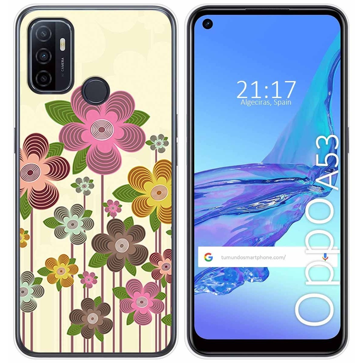 Funda Gel Tpu para Oppo A53 / A53s diseño Primavera En Flor Dibujos