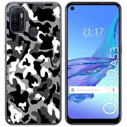 Funda Gel Tpu para Oppo A53 / A53s diseño Snow Camuflaje Dibujos