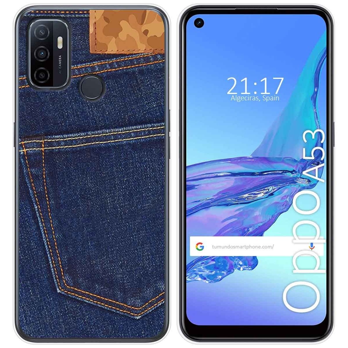 Funda Gel Tpu para Oppo A53 / A53s diseño Vaquero Dibujos