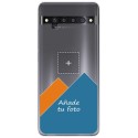 Personaliza tu Funda Gel Silicona Transparente con tu Fotografia para TCL 10 Pro dibujo personalizada
