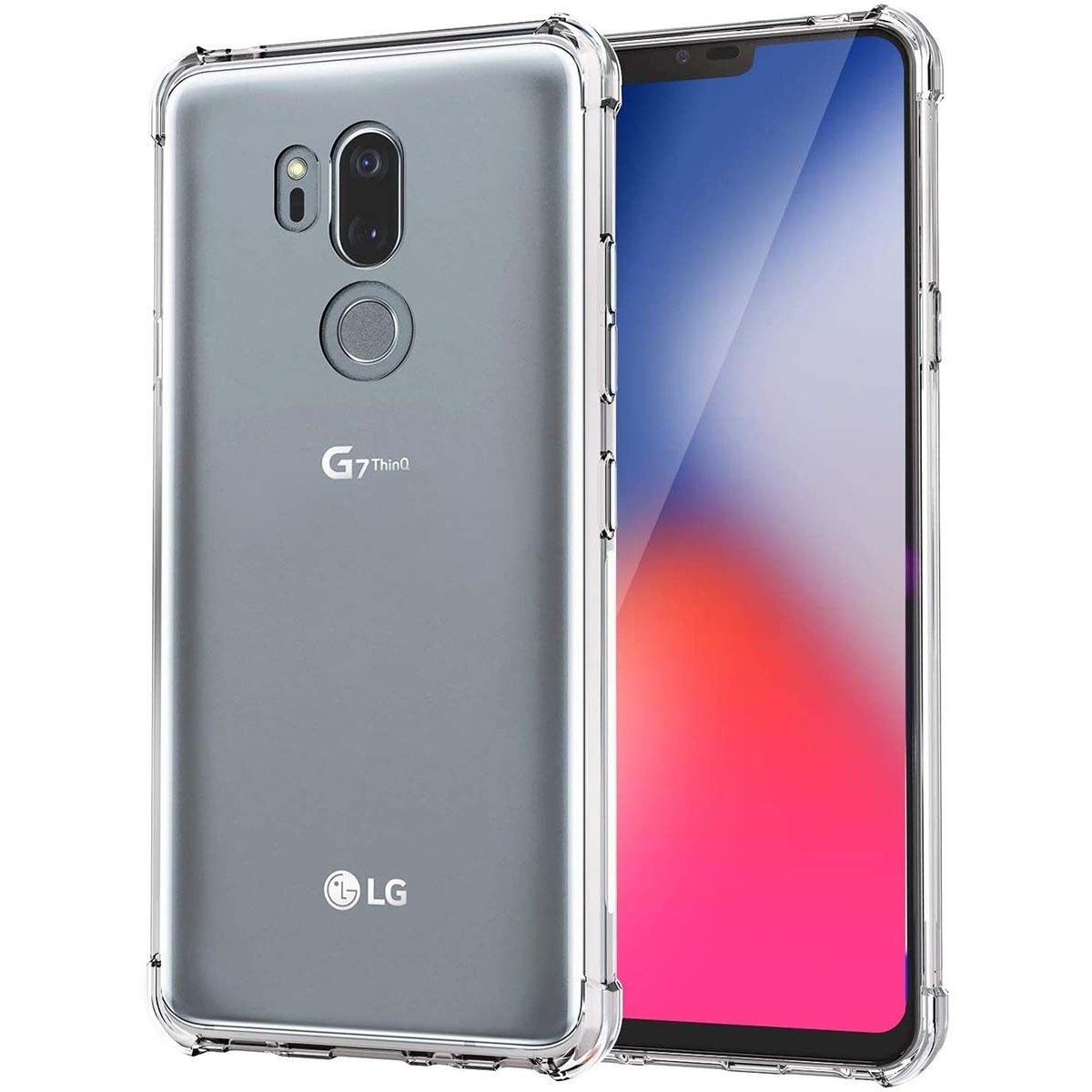 Funda Gel Tpu Anti-Shock Transparente para Lg G7 ThinQ