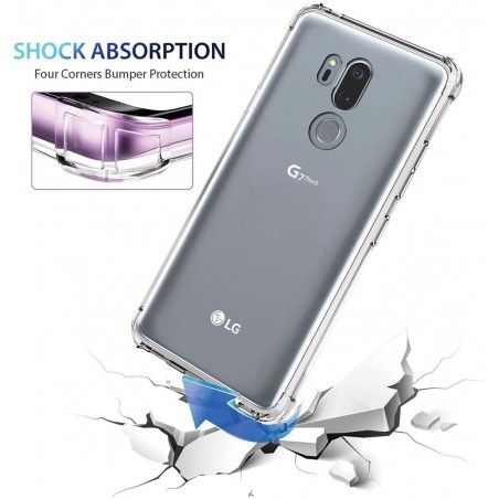 Funda Gel Tpu Anti-Shock Transparente para Lg G7 ThinQ