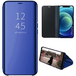 Funda Flip Cover Clear View para Iphone 12 Pro Max (6.7) color Azul