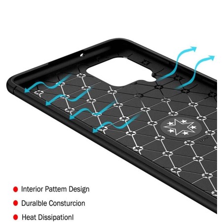 Funda Magnetica Soporte con Anillo Giratorio 360 para Samsung Galaxy A42 5G Roja