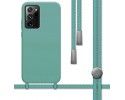 Funda Silicona Líquida con Cordón para Samsung Galaxy Note 20 Ultra color Verde