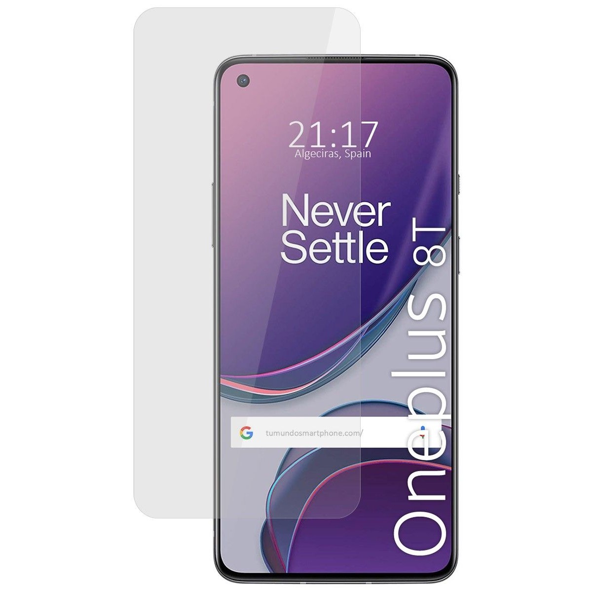 Protector Cristal Templado para OnePlus 8T 5G Vidrio