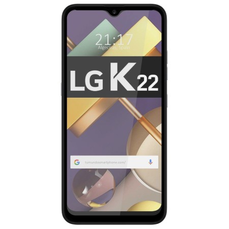 Protector Cristal Templado Completo 5D Full Glue Negro para LG K22 Vidrio