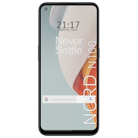 Protector Cristal Templado Completo 5D Full Glue Negro para OnePlus Nord N100 Vidrio