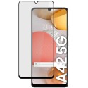 Protector Cristal Templado Completo 5D Full Glue Negro para Samsung Galaxy A42 5G Vidrio