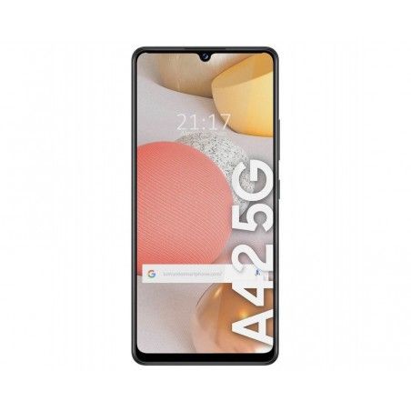 Protector Cristal Templado Completo 5D Full Glue Negro para Samsung Galaxy A42 5G Vidrio