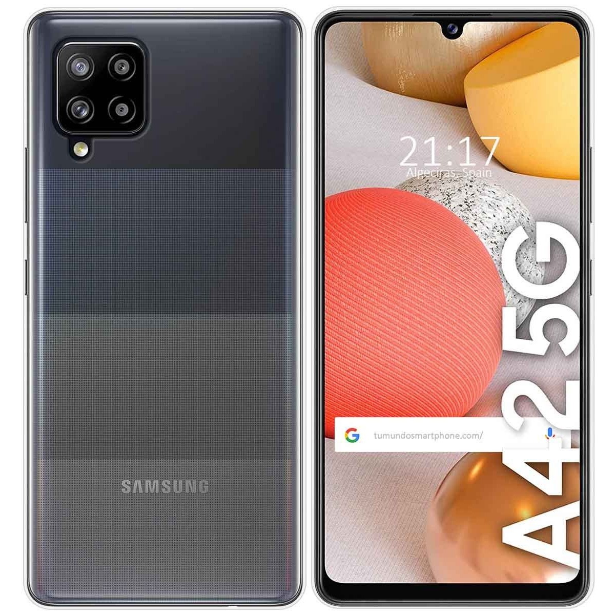 Funda Silicona Gel TPU Transparente para Samsung Galaxy A42 5G