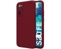 Funda Silicona Líquida Ultra Suave para Samsung Galaxy S20 FE color Roja Corinto