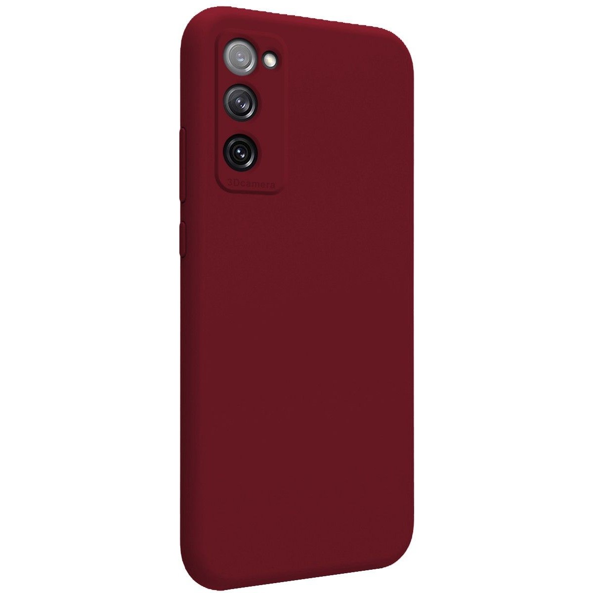 Funda Silicona Líquida Ultra Suave para Samsung Galaxy S20 FE color Roja Corinto