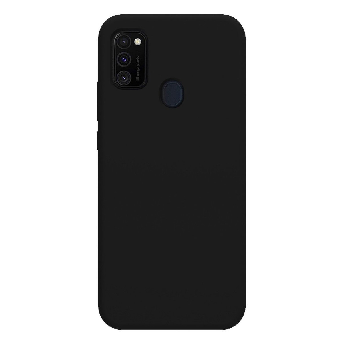 Funda Silicona Líquida Ultra Suave para Samsung Galaxy M30s / M21 color Negra