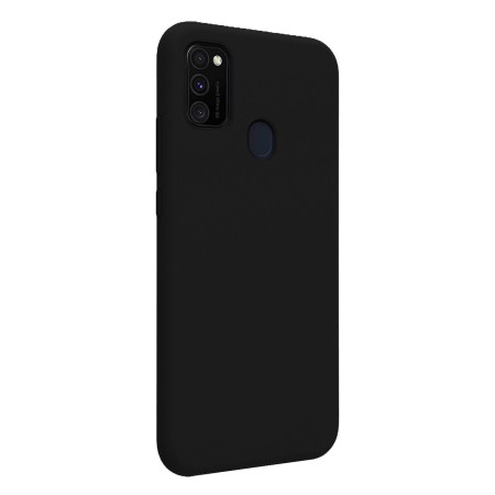 Funda Silicona Líquida Ultra Suave para Samsung Galaxy M30s / M21 color Negra
