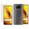Pack 2 En 1 Funda Gel Transparente + Protector Cristal Templado para Xiaomi POCO X3 NFC / X3 PRO