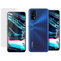 Pack 2 En 1 Funda Gel Transparente + Protector Cristal Templado para Realme 7 Pro