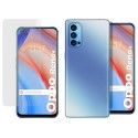 Pack 2 En 1 Funda Gel Transparente + Protector Cristal Templado para Oppo Reno 4 5G