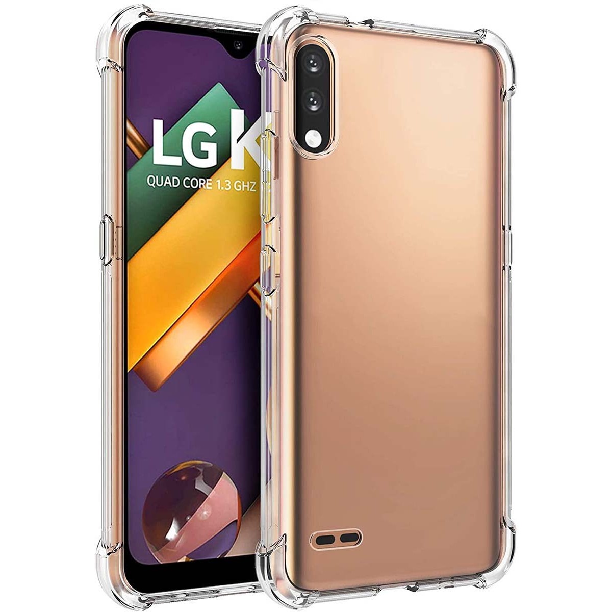 Funda Gel Tpu Anti-Shock Transparente para Lg K22