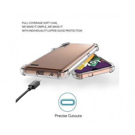 Funda Gel Tpu Anti-Shock Transparente para Lg K22