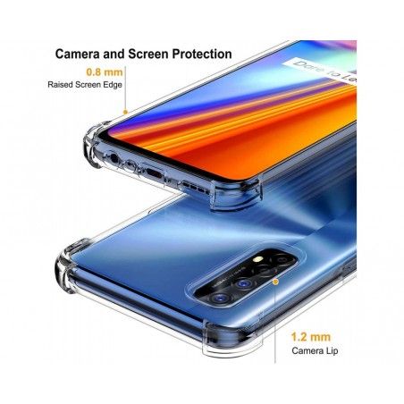 Funda Gel Tpu Anti-Shock Transparente para Realme 7