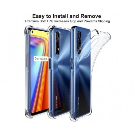 Funda Gel Tpu Anti-Shock Transparente para Realme 7