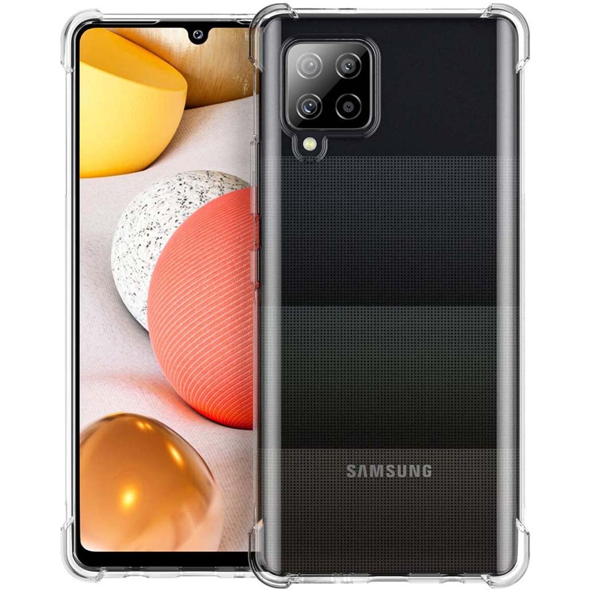 Funda Gel Tpu Anti-Shock Transparente para Samsung Galaxy A42 5G