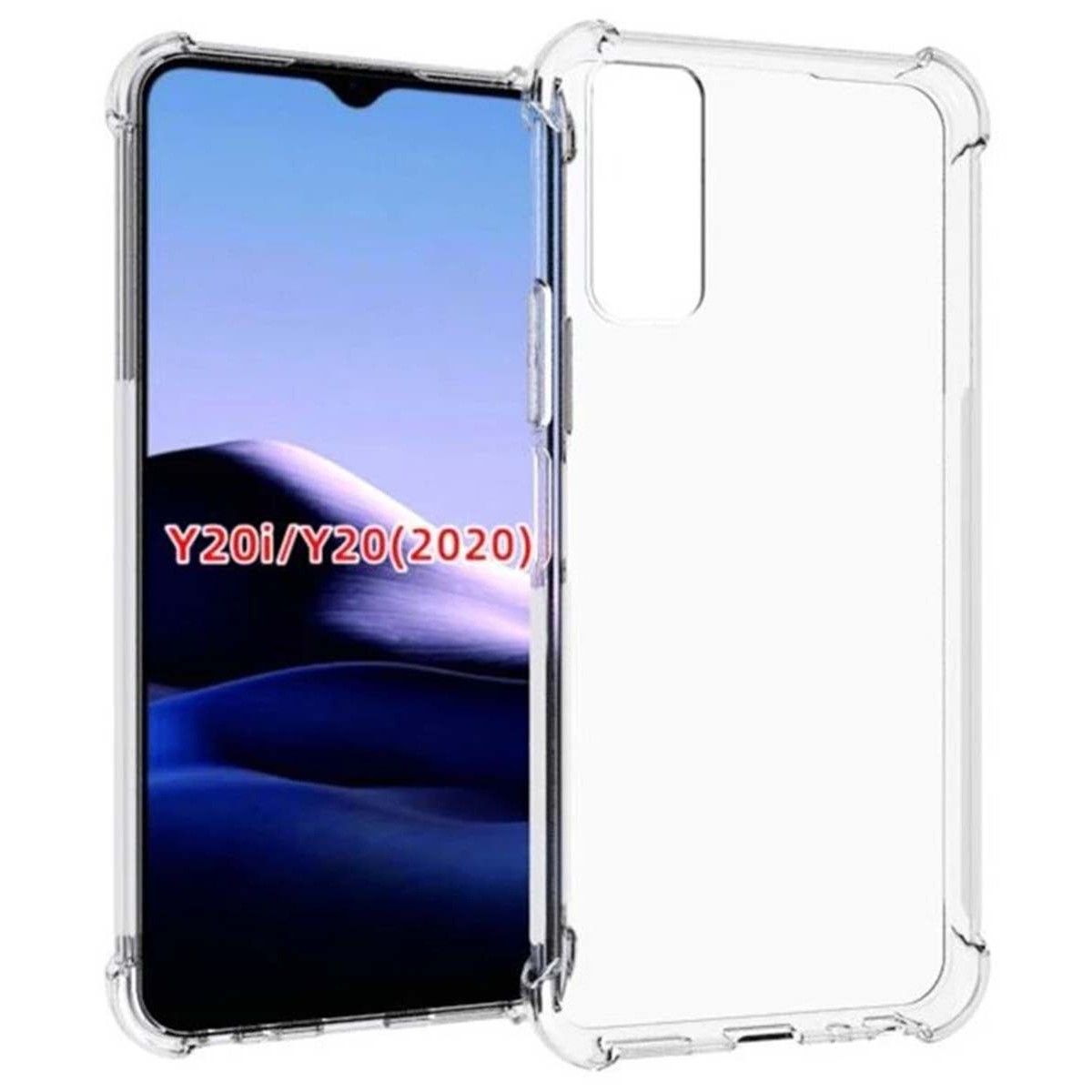 Funda Gel Tpu Anti-Shock Transparente para Vivo Y20s / Y11s