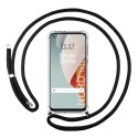 Funda Colgante Transparente para OnePlus Nord N100 con Cordon Negro