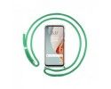 Funda Colgante Transparente para OnePlus Nord N100 con Cordon Verde Agua