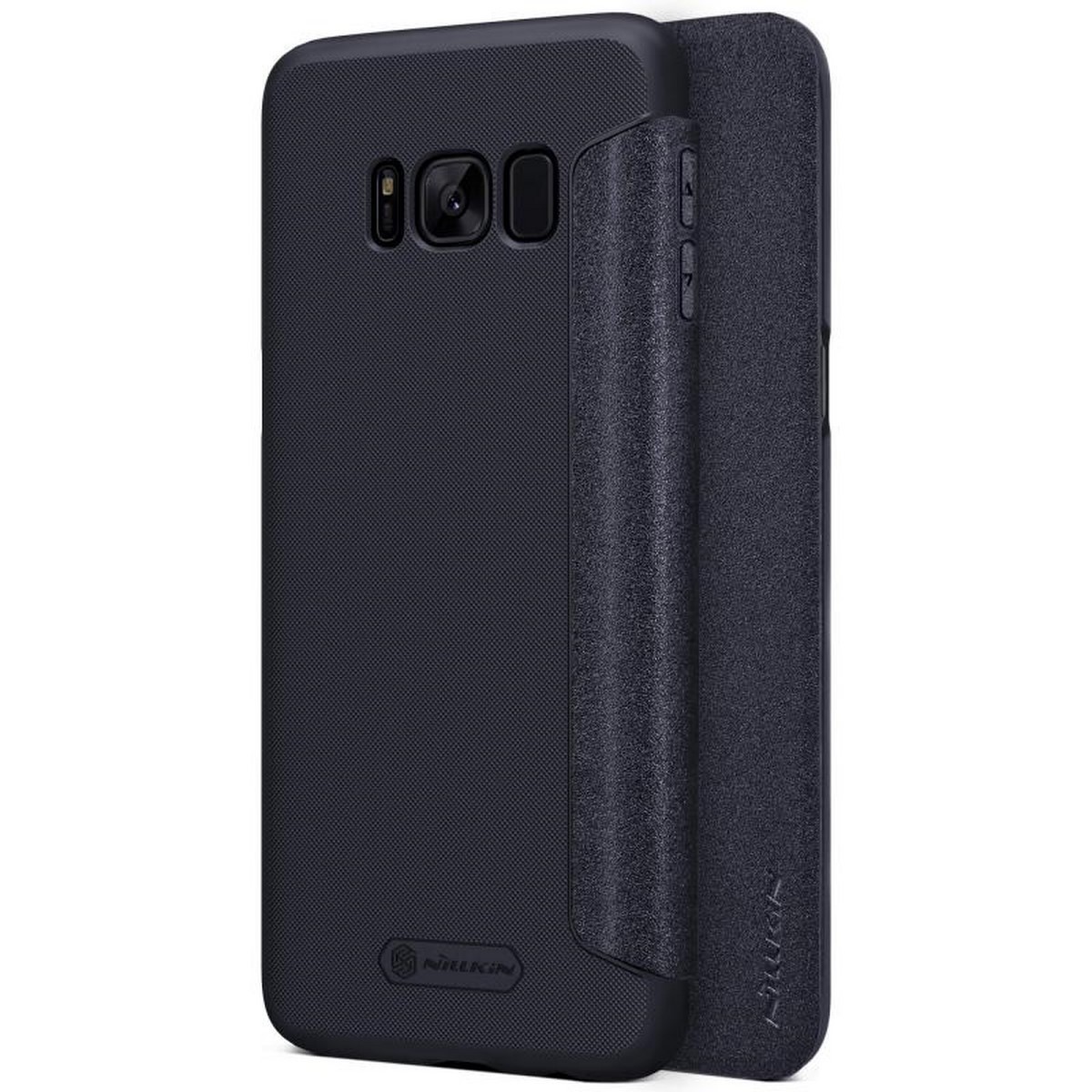 Funda Flip Negra Nillkin Modelo Sparkle para Samsung Galaxy S8 Plus