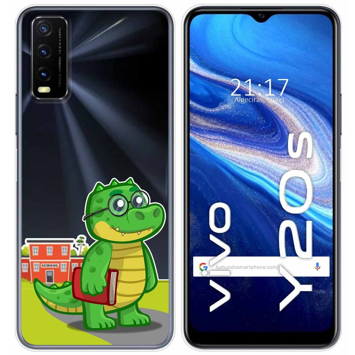 Funda Gel Transparente para Vivo Y20s / Y11s diseño Coco Dibujos