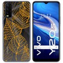 Funda Gel Transparente para Vivo Y20s / Y11s diseño Hojas Dibujos