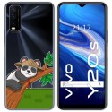 Funda Gel Transparente para Vivo Y20s / Y11s diseño Panda Dibujos